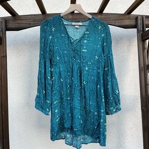 YIREH Margaret Tunic in Teal